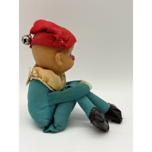 Vintage Elf Knee Hugger Christmas made in Japan, Shelf Sitter - Picture 3 of 14